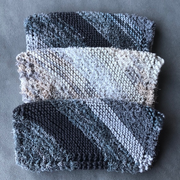 Hurricane Hill Soap Factory Other - Set of 3 ~ Handmade Scrubby Dish Cloths 🇨🇦